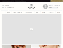 Tablet Screenshot of bowerhaus-shop.com
